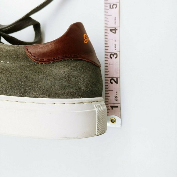 Good Man Mens‎ Lace Up Sneaker Grey Suede Cushioned - Picture 6 of 8